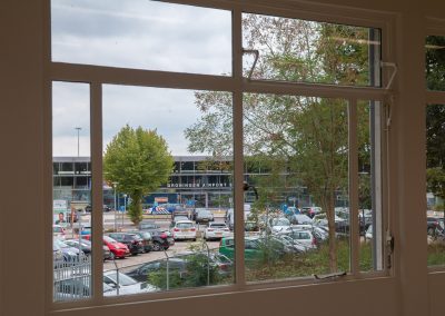 Uitzicht GAE vanuit gebouw A